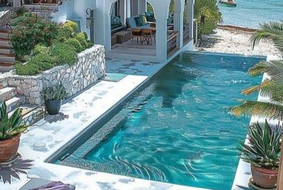 Luxury pool California lifestyle