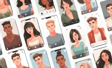 Dating app on phone