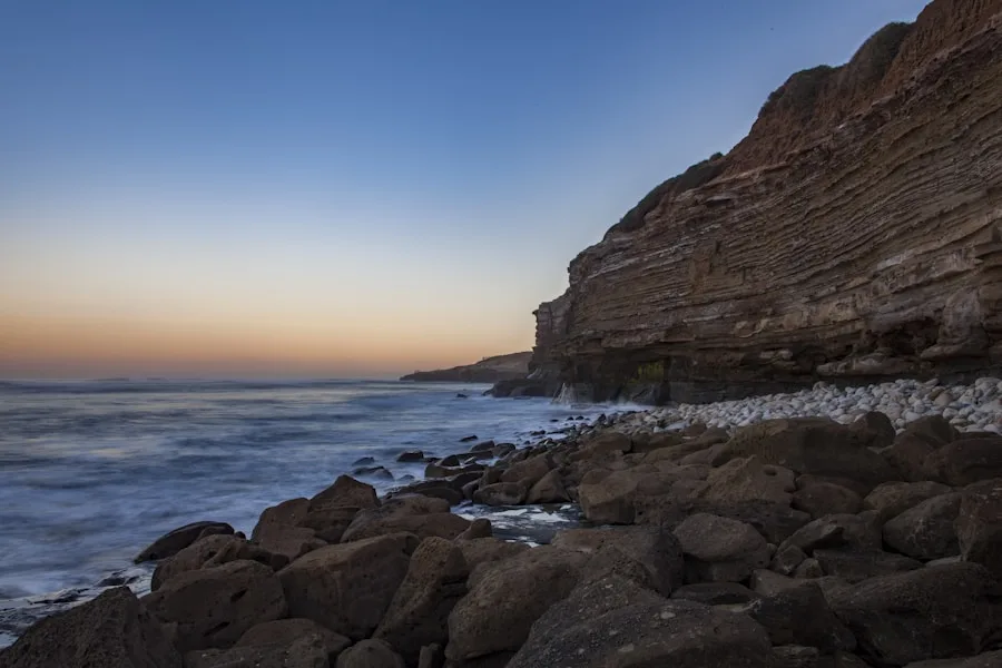 La Jolla Cove coastal cliffs San Diego